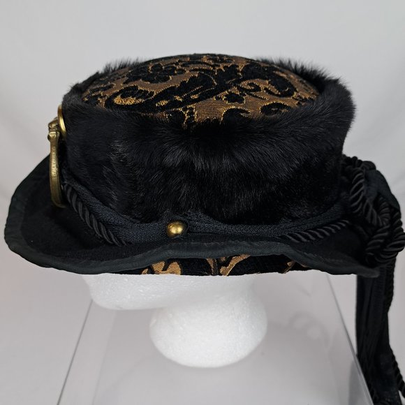 Handcrafted Steampunk Style Hat Unisex - Picture 9 of 16